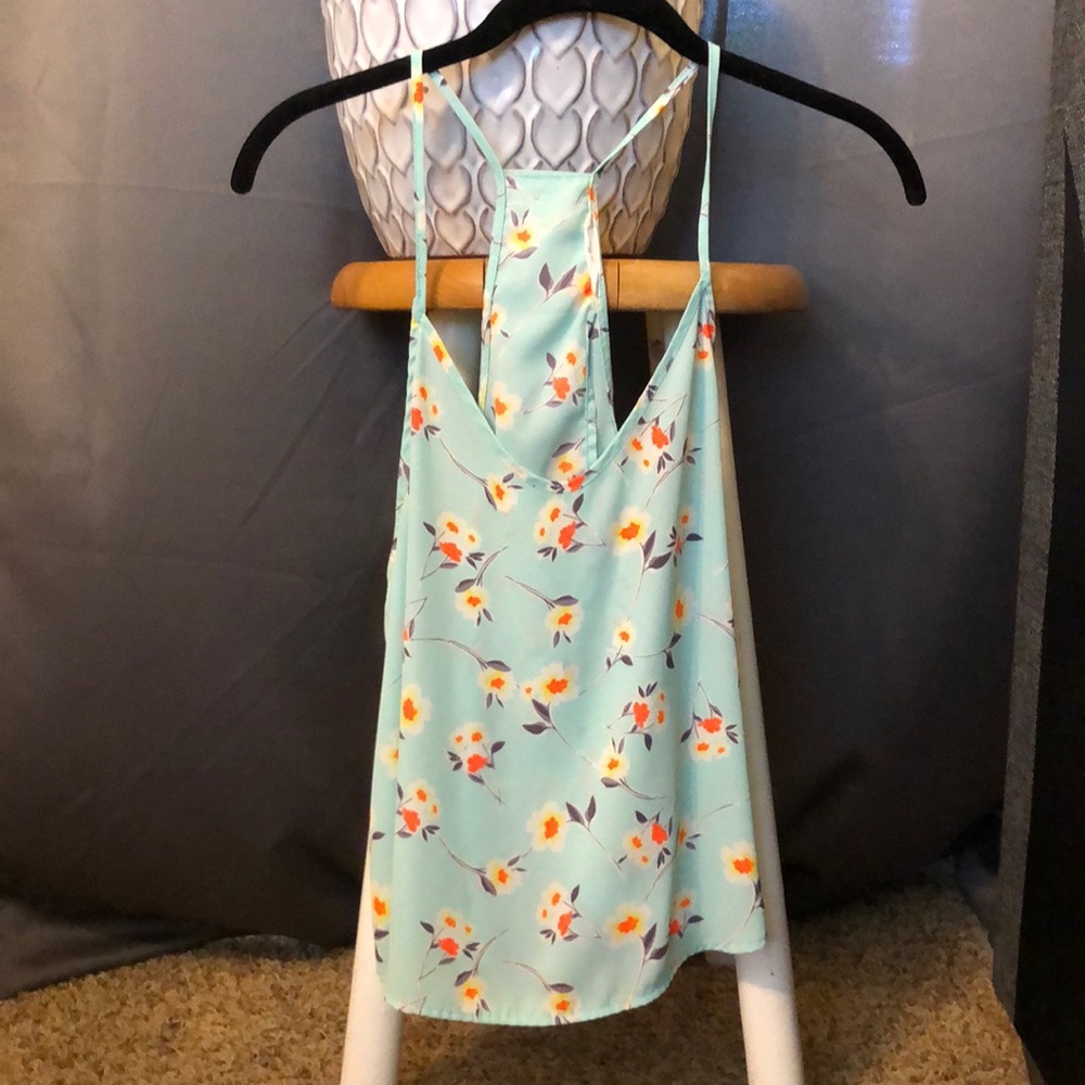 Cute tank with a fun back